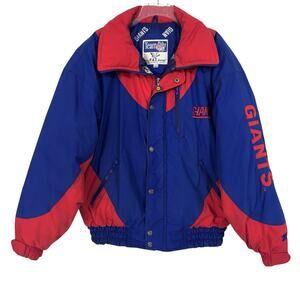 Team NFL NY GIANTS Insulated Triple Fat Goose Jacket Men’s Size L